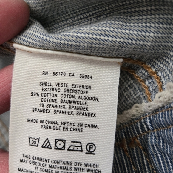 ANTHROPOLOGIE PILCRO AND THE LETTERPRESS Denim Railroad jacket. Size XS - Picture 11 of 13